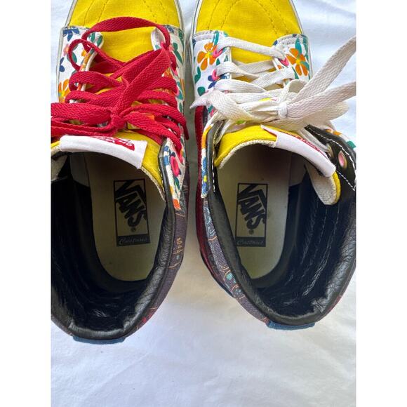 Vans Off The Wall Custom Made JellyNut Sandwich High Tops Women's 8 Men's 6/5 - Picture 7 of 13